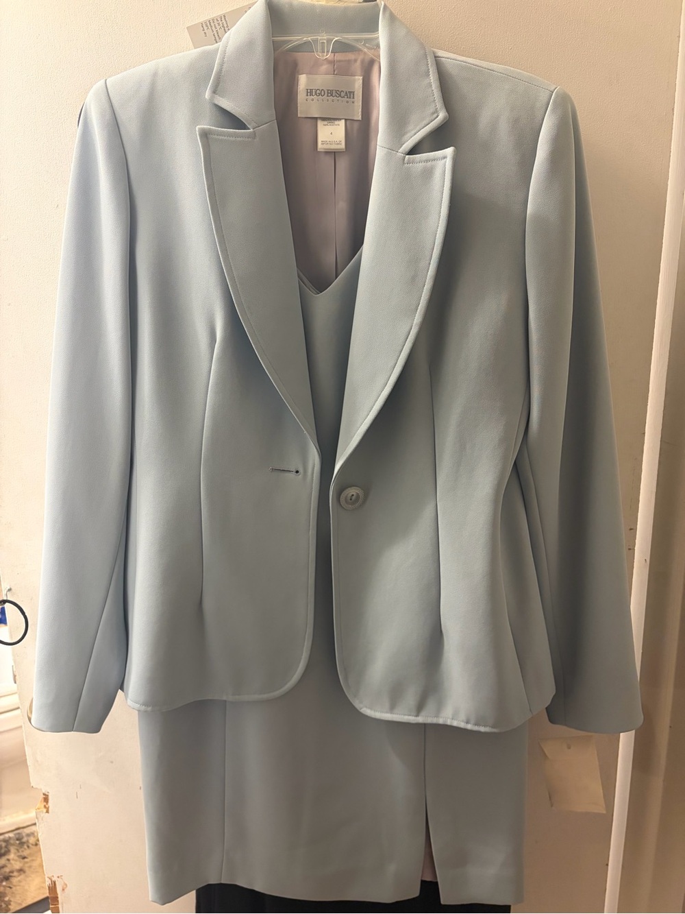 Hugo Buscati Powder Blue Women's Tailored Blazer